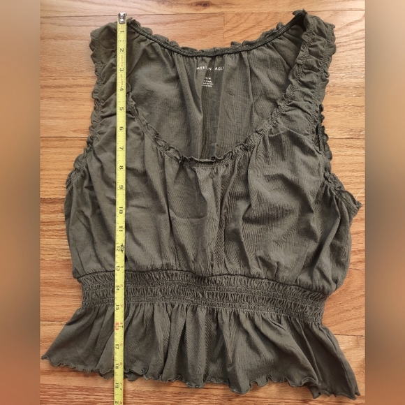 AE Smocked Peplum Tank Top - Picture 5 of 7